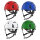 EVO ALTA Schutzhelm Baseworker BS100-718 in 4 Farben, mit 4-Punkt-Kinnriemen und EPP-Innenfutter