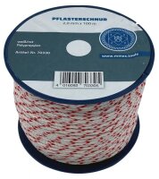 Profibau Lot-Maurerschnur BS100-728 Weiß/Rot,...