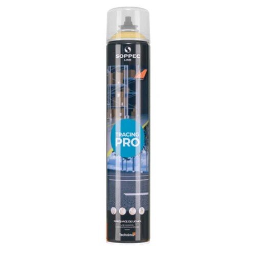 Soppec Tracing® Pro Linienmarkierungsfarbe BS100-741 Gelb/Weiß/Rot/Blau, 750 ml, abriebfest