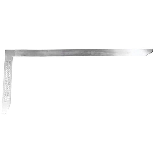 Profibau Zimmermannswinkel BS100-762 mit Anreißlöchern, konisch, blank, 70 cm & 80 cm