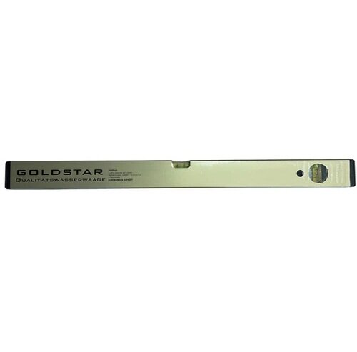 Profibau Wasserwaage BS100-768 Gold, 600-2000 mm, Aluminium-Rechteckprofil, 0,5 mm/m Genauigkeit