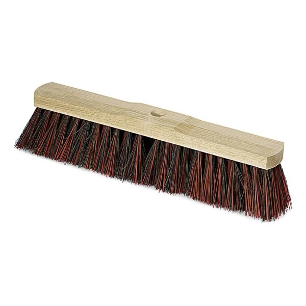 Profibau Saalbesen BS100-789 Arenga/Elaston, Buchenholz, Sattelholz mit Stielloch, 40/60 cm, für feinen und groben Schmutz