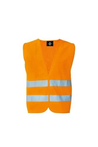 Warnweste BS100-791 Freiburg Gelb/Orange XL/XXL mit 2 Klettverschlüssen, EN ISO 20471