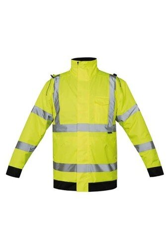 Hi-Vis Regenjacke Tampere BS100-798 gelb M-3XL, Warnschutz Klasse 3, wasserdicht