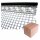 Putzabschlussprofil BS100-902 PVC Weiß, 3/6/10 mm Stärke, 2 m Länge, mit WDVS-Putzgewebe