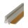 Anputzleiste BS100-903 Hart-PVC Weiß, Länge 2,4 m, Stärke 3 mm & 9 mm, mit Schutzlippe