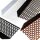 PVC-Lüftungsprofil BS100-907 30x30/30x50/30x60/30x70/30x90 in Ziegelrot/Braun/Schwarz/Weiß, 90° abgewinkelt, einseitig gelocht