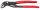 Knipex Cobra® Wasserpumpenzange BS100-825 Länge 180 mm & 250 mm, selbstklemmend, mit Knopfdruck