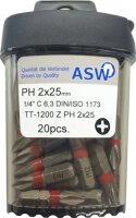Profibau Bits Tik-Tak Dose BS100-842 PH1/PH2/PH3, 25 mm,...