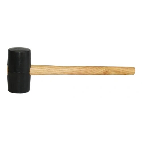 Profibau Gummihammer BS100-847 beidseitig glatt, Ø 54/65/75/90 mm, mit Holzstiel