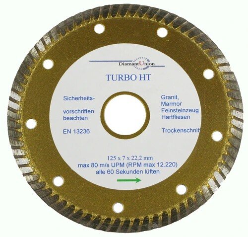 Profibau Reduzierring BS100-867 Turbo HT, 25,4x20x2 mm / 25,4x22,2x1,8 mm / 22,2x20x1,8 mm, für Diamanttrennscheibe