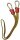 Profibau Flach-Spanngummi mit Karabinerhaken BS100-876, Naturlatex