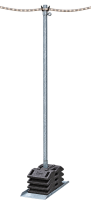 X-LINE Mast für LED-Lichtschlauch Höhe 3,5m