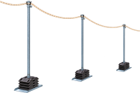 X-LINE Mast für LED-Lichtschlauch Höhe 3,5m