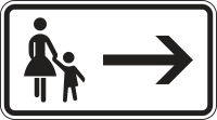 Fußgänger Gehweg gegenüber benutzen,...
