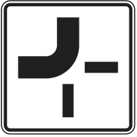 Zusatzzeichen 1002-11 „Verlauf der...