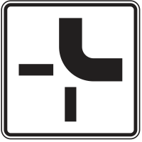 Zusatzzeichen 1002-21 „Verlauf der...