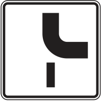Zusatzzeichen 1002-24 „Verlauf der...