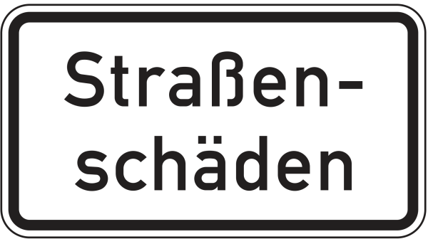 Straßenschäden