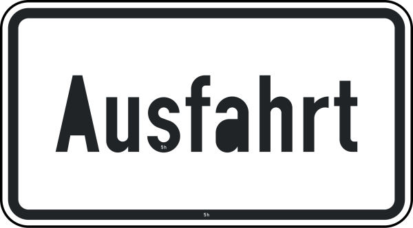 Ausfahrt