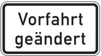 Zusatzzeichen 1008-30 „Vorfahrt...
