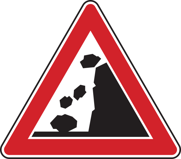 Steinschlag, Aufstellung rechts