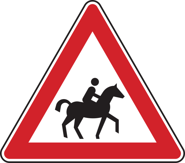 Reiter, Aufstellung links