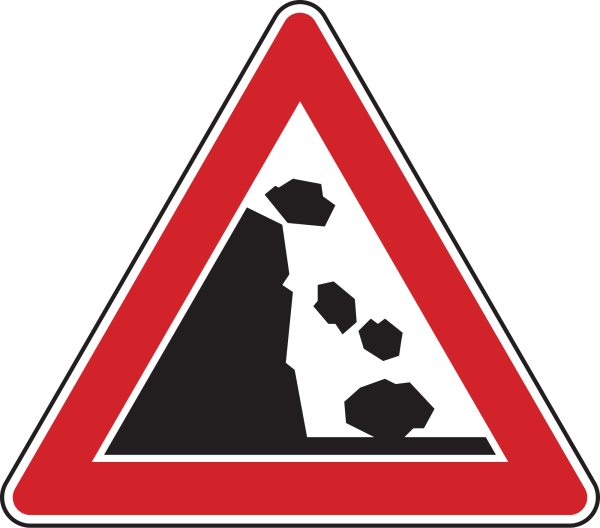 Steinschlag, Aufstellung links