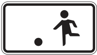 erlaubt Kindern auch auf der Fahrbahn und dem...