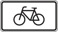 Zusatzzeichen 1010-52 „Radverkehr“ -...