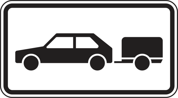 Personenkraftwagen mit Anhänger
