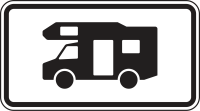 Zusatzzeichen 1010-67 „Wohnmobile“ -...