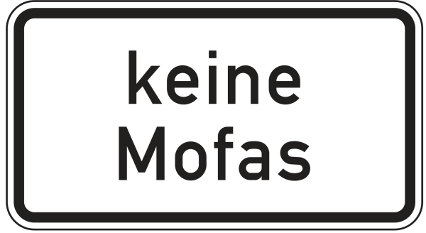 Keine Mofas