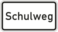 Zusatzzeichen 1012-55 „Schulweg“ -...