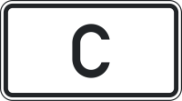 Zusatzzeichen 1014-51 „Tunnelkategorie...