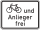 Radverkehr und Anlieger frei