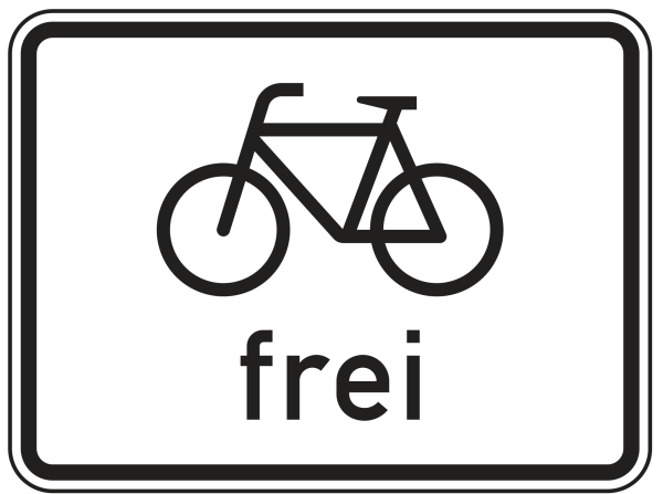 Radverkehr frei