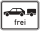 Personenkraftwagen mit Anhänger frei