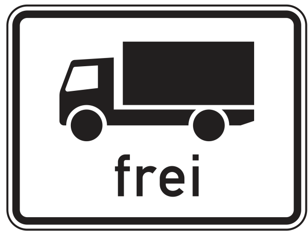 Kraftfahrz. mit einer zul. Gesamtmasse über 3,5 t frei, einschl. iher Anhänger und Zugmaschinen, ausgen. PKW und Kraftomnibusse
