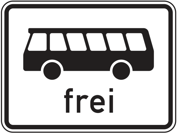 Kraftomnibusse frei