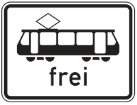 Zusatzzeichen 1024-16 „Straßenbahnen...