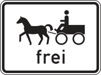 Gespannfuhrwerke frei