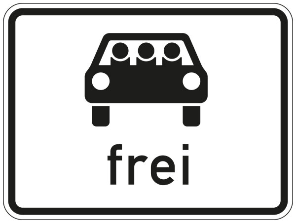 mehrfachbesetzte Personenkraftwagen frei