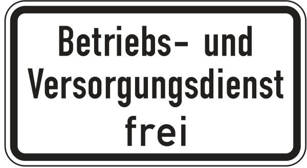 Betriebs- und Versorgungsdienst frei