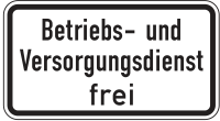 Betriebs- und Versorgungsdienst frei