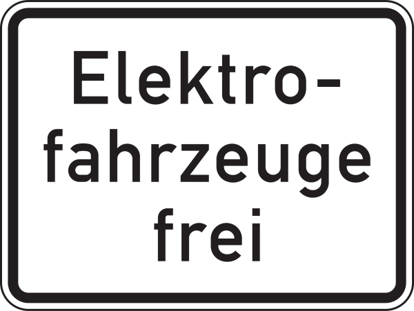 Elektrofahrzeuge frei