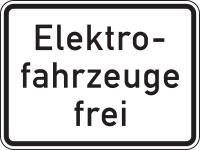 Elektrofahrzeuge frei