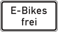 E-Bikes frei