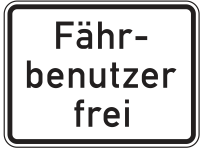 Fährbenutzer frei