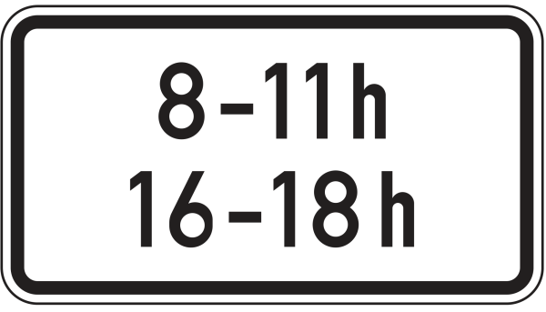 Zeitliche Beschränkung (zweizeilig) … - … h